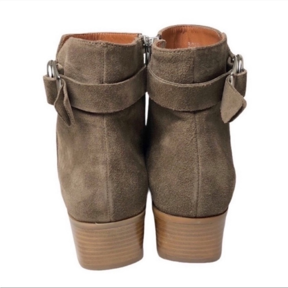 Aquatalia Faria Suede Leather Weatherproof Booties Sz 11 — image 4 of 8